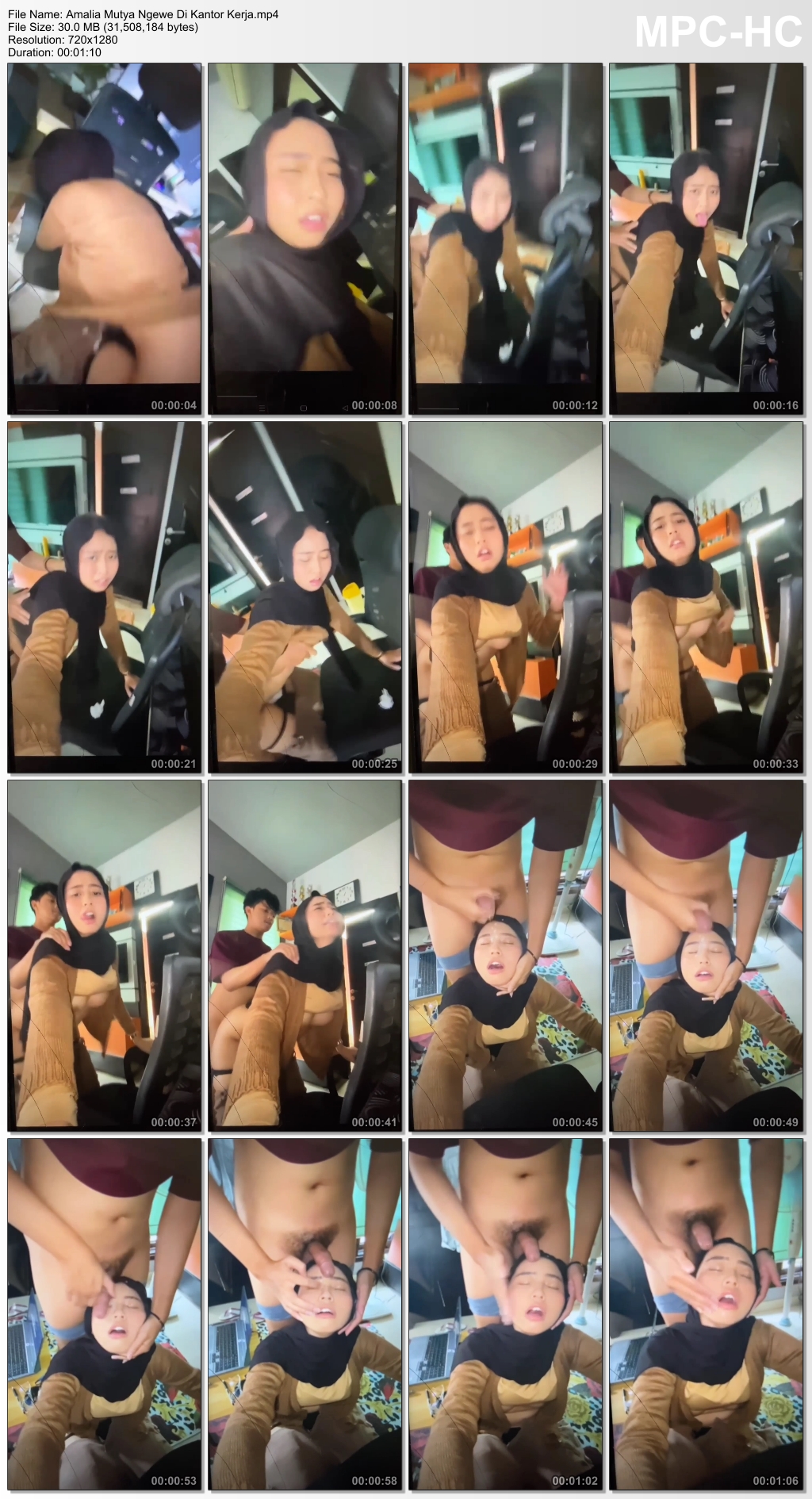 Amalia Mutya Ngewe Di Kantor Kerja