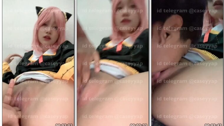 Caseyyap Cosplay Anya Forger Meki Dijilat